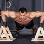push up man doing fitness training