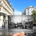 Улица „Фобур дю Тампл“ – сега и през 1871 година