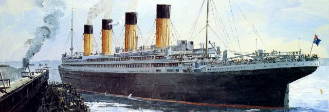 кораба Титаник бутилка