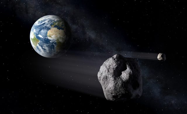 Астероида, Земя