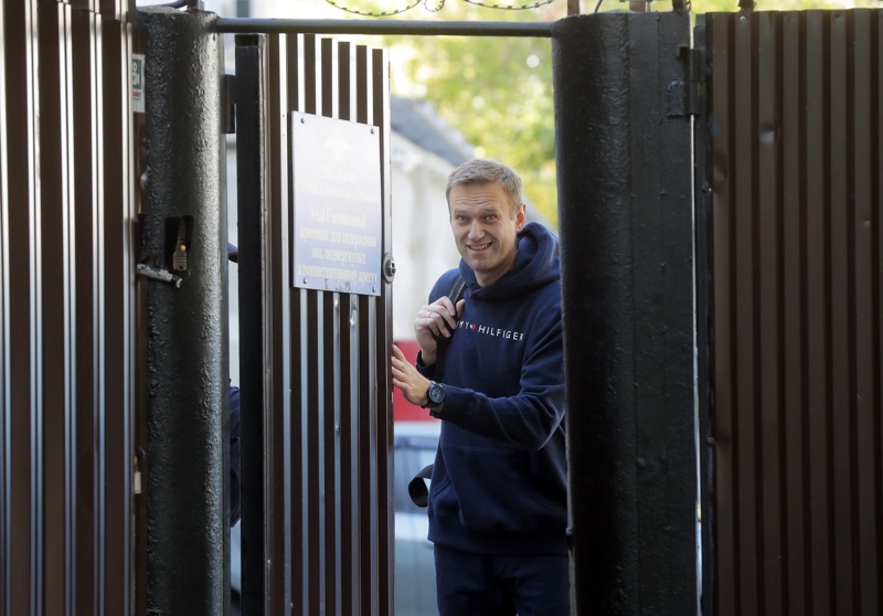 Алексей Навални тази сутрин бе пуснат от затвора