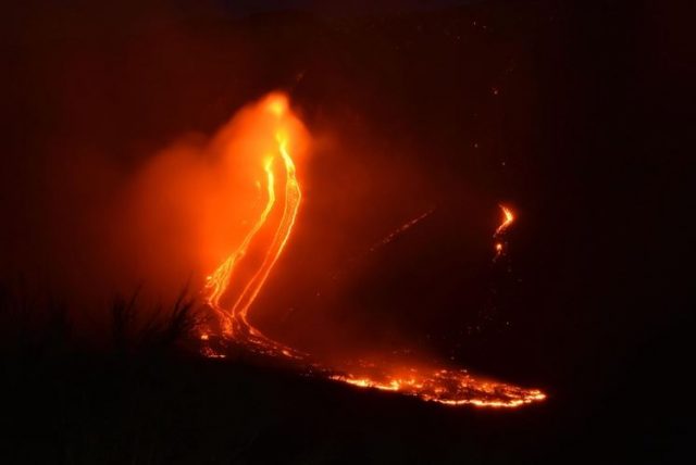 Етна, изригване, вулкан