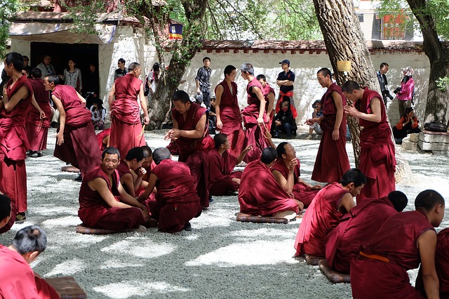 тибетските монаси хранене