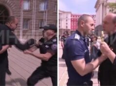 Мъжът, облечен като духовник, е задържан от полицията
