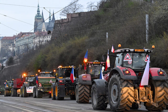 Германски, полски и чешки фермери протестираха срещу селскостопанската политика на ЕС