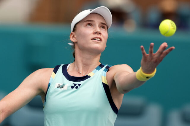Елена Рибакина за втора поредна година ще играе на финала на женския турнир по тенис в Маями