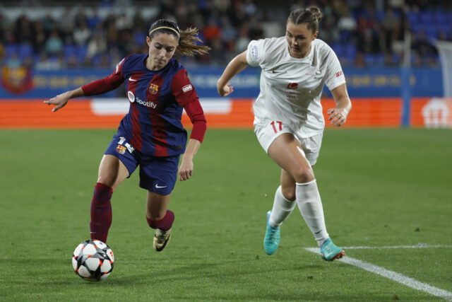 Носителката на "Златната топка" при жените Айтана Бонмати отново поведе Барселона към нов трофей в Шампионската лига