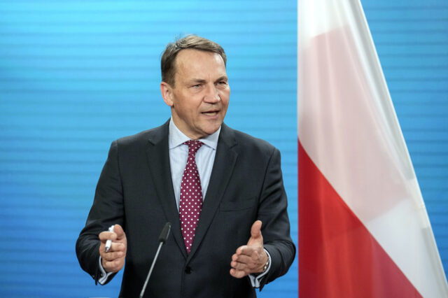 Полският външен министър Радослав Шикорски Снимка: БТА