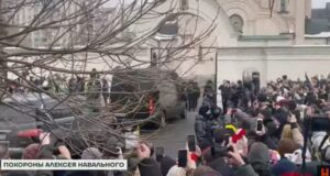 Опелто на Навални в Москва