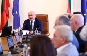 Първото заседание на служебния кабинет Снимка: БТА