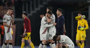 Байер Леверкузен постигна важен успех срещу Рома на полуфиналите в Лига Европа