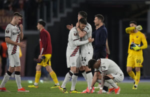 Байер Леверкузен постигна важен успех срещу Рома на полуфиналите в Лига Европа