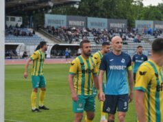 Мирослав Будинов се среща феновете преди последния мач в кариерата си за Дунав