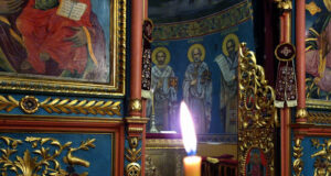 благодатният огън , свещ