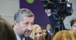 Христо Иванов на конференцията на ДБ Снимка: БТА