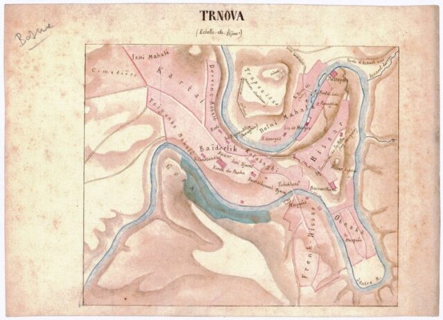 Копие на картографски план на Търново от 1857 година получи Регионалният исторически музей във Велико Търново