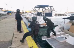 Наркотици за 1,2 млн. лв. откриха на луксозна яхта в Царево Задържаната яхта Снимка: Окръжна прокуратура Бургас