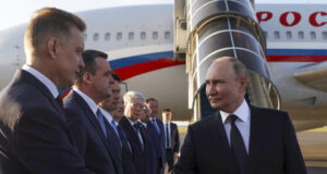Путин пристигна в Казахстан Снимка: АП