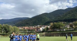 Дунав (Русе) пристигна с група от 16 футболисти в подножието на Беласица планина
