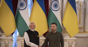 Моди отиде в Киев, за да предложи посредничество за мир Снимка: АП