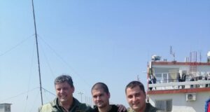 Загиналите пилоти и Славчо Дункин Снимка: Фейсбук