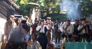 Около 150 участници във възстановката „Зов за свобода“ пресъздадоха в Благоевград събития, свързани с Горноджумайското въстание