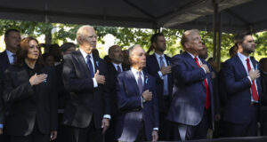 Тръмп, Харис и Байдън на церемонията по почитане на паметта на жертвите от 11 септември