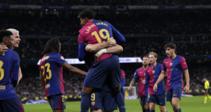 Барселона прекъсна силна серия на Реал Мадрид с победа в испанската столица