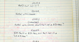 Куентин Тарантино дари сценария на "Криминале" на американския Музей на киното