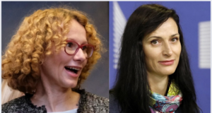 Радмила Шекеринска и Мария Габриел