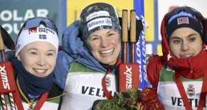 Американката Джеси Дигинс спечели масовия старт на 20 км от Световната купа по ски-бягане