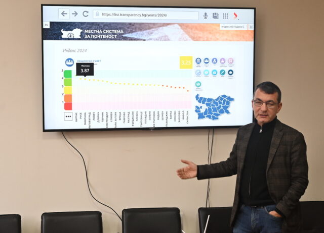 Община Монтана е трета в България по прозрачност на работата на Общинския съвет, според изследване на Асоциация „Прозрачност без граници“