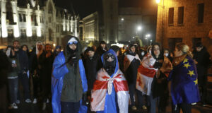 Грузия протест