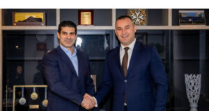 Президентът на БФС Георги Иванов се срещна с министъра на младежта и спорта на Черна гора Драгослав Шчекич