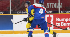 Словакия победи Казахстан след продължение на Световното първенство по хокей на лед за младежи в Канада