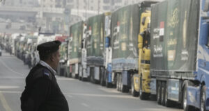 Египет изпрати най-големия си досега конвой с хуманитарна помощ за Газа