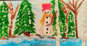 Конкурсът за рисунки „Зимна приказка“ в Ценово се проведе за четвърта поредна година