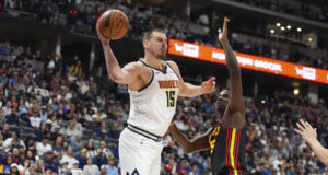 Никола Йокич записа 14-и трипъл-дабъл за сезона и Денвър Нъгетс победи Атланта Хоукс в мач от НБА