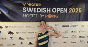 Стефани Стоева се класира за четвъртфиналите на единично на турнир по бадминтон в Швеция