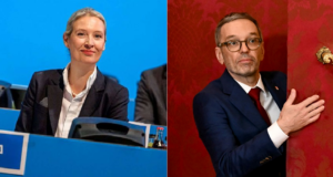 На снимката: Алес Вайдел и Хърбърт Кикл