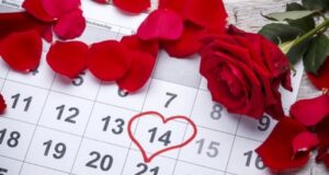 14 февруари, любов, вино деня на влюбените