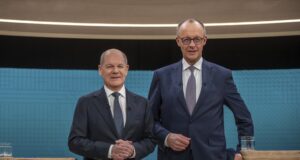 Олаф Шолц и Фридрих Мерц