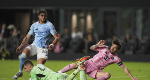 Лионел Меси се отличи с две асистенции за късното равенство на Интер Маями срещу Ню Йорк Сити ФК в МЛС