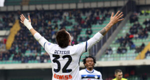 Матео Ретеги вкара четири гола за разгромна победа на Аталанта при гостуването на Верона в Серия А