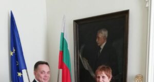 Председателят на БАН чл.-кор. Евелина Славчева се срещна с посланика на Казахстан у нас Виктор Темирбаев