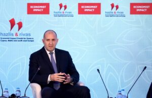 На снимката: президентът Румен Радев