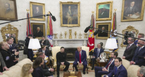 Срещата Тръмп - Зеленски в Овалния кабинет.