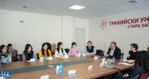 Тракийски университет посрещна делегация от учени от Китай