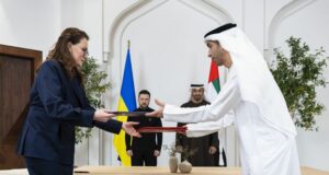 УАМ: Президентите на Украйна и ОАЕ присъстваха на подписването на Споразумение за всеобхватно икономическо партньорство