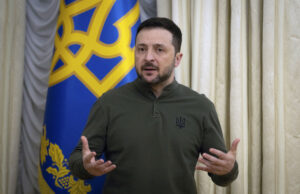 Украинският президент каза, че е нужен натиск, за да бъде спряна Русия, след ракетната атака срещу Киев